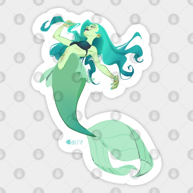 Mermaid Sticker by cseguritanart